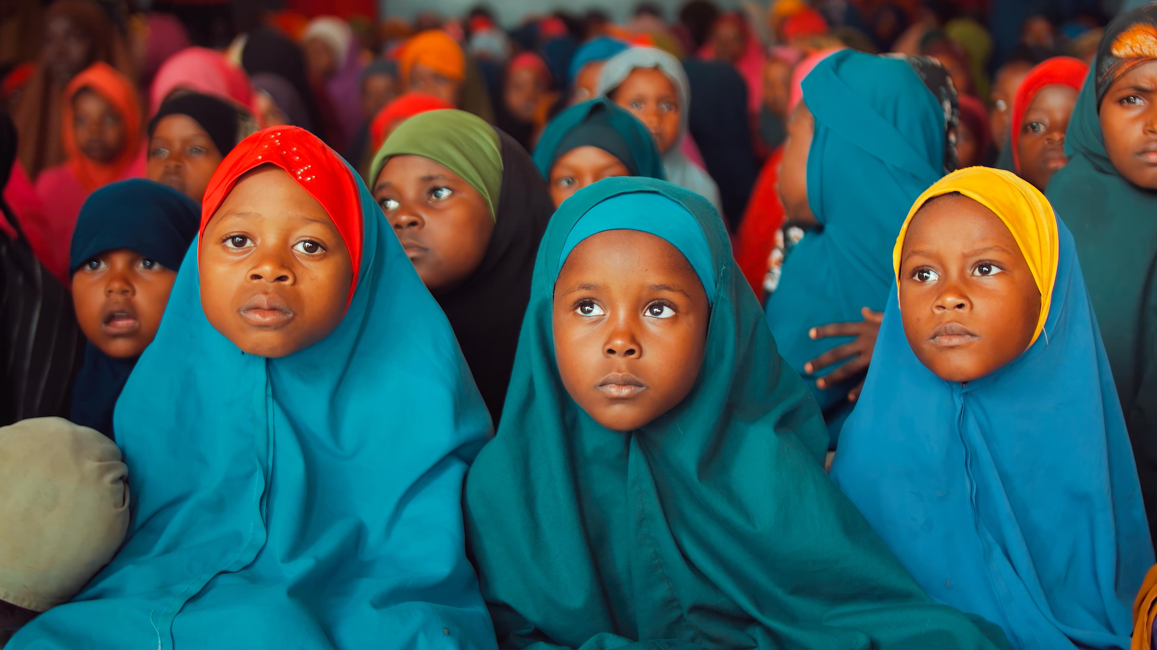 Mädchen in einer HDD Charity Schule in Somalia